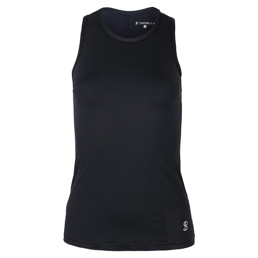 Women`s Tennis Tank WOMENS TEAM GEAR SOFIBELLA Black XS