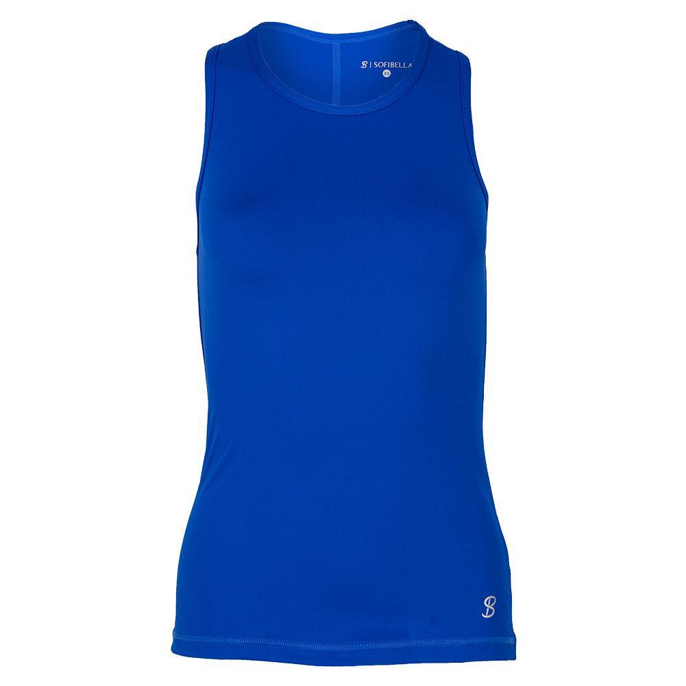 Women`s Tennis Tank WOMENS TEAM GEAR SOFIBELLA Royal XS