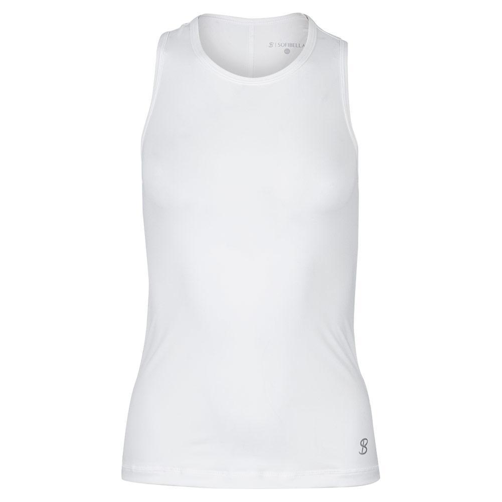 Women`s Tennis Tank WOMENS TEAM GEAR SOFIBELLA White XS