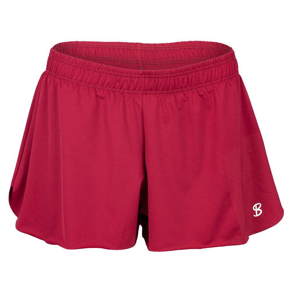 Women`s Tennis Shorts WOMENS TEAM GEAR SOFIBELLA Maroon XS