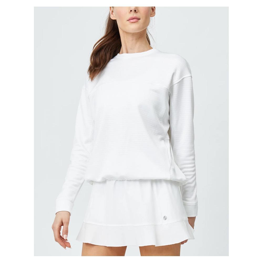 Women's Post Game Tennis Pullover Womens Apparel LIJA White L