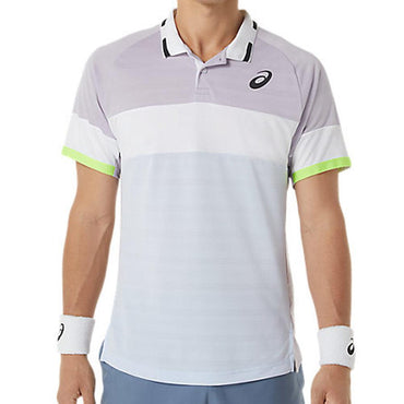 Men`s Match Tennis Polo TOURNAMENT GEAR ASICS Purple S