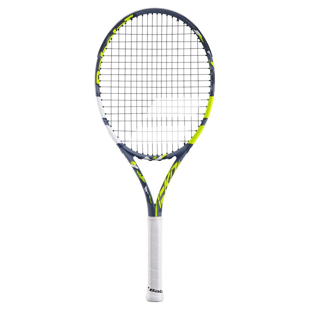 Aero Junior 26 Prestrung Tennis Racquet Grey and Yellow Racquets BABOLAT Grey