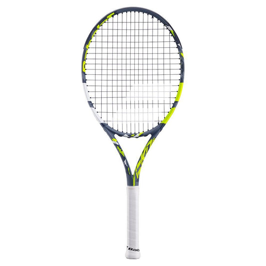 Aero Junior 26 Prestrung Tennis Racquet Grey and Yellow Racquets BABOLAT Grey