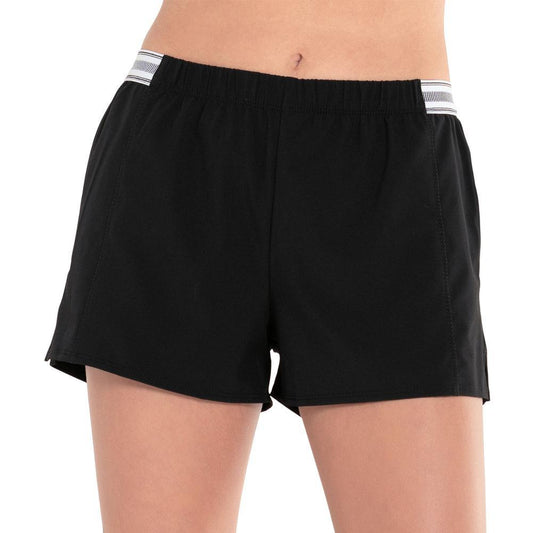 Women's 3.5 Inch Woven Tennis Short Womens Apparel K-SWISS Black XS