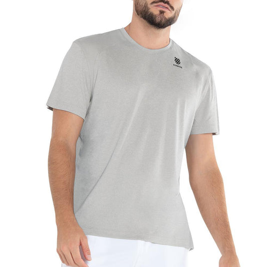 Men's Icon Tennis Crew Mens Apparel K-SWISS Grey S