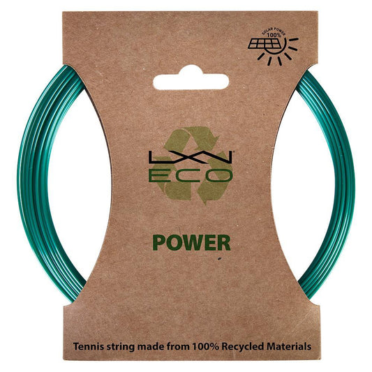 Eco Power 125 Tennis String Teal Strings LUXILON Green