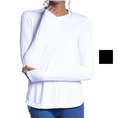 Women`s Relaxed Scallop Tennis Top WOMENS APPAREL BLOQUV