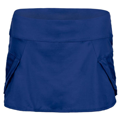 Women's Team Pulse Wave Tennis Skort Womens Team Gear LUCKY IN LOVE Royal XS