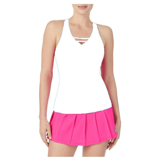 Women`s Essentials Halter Tennis Tank WOMENS APPAREL FILA White M