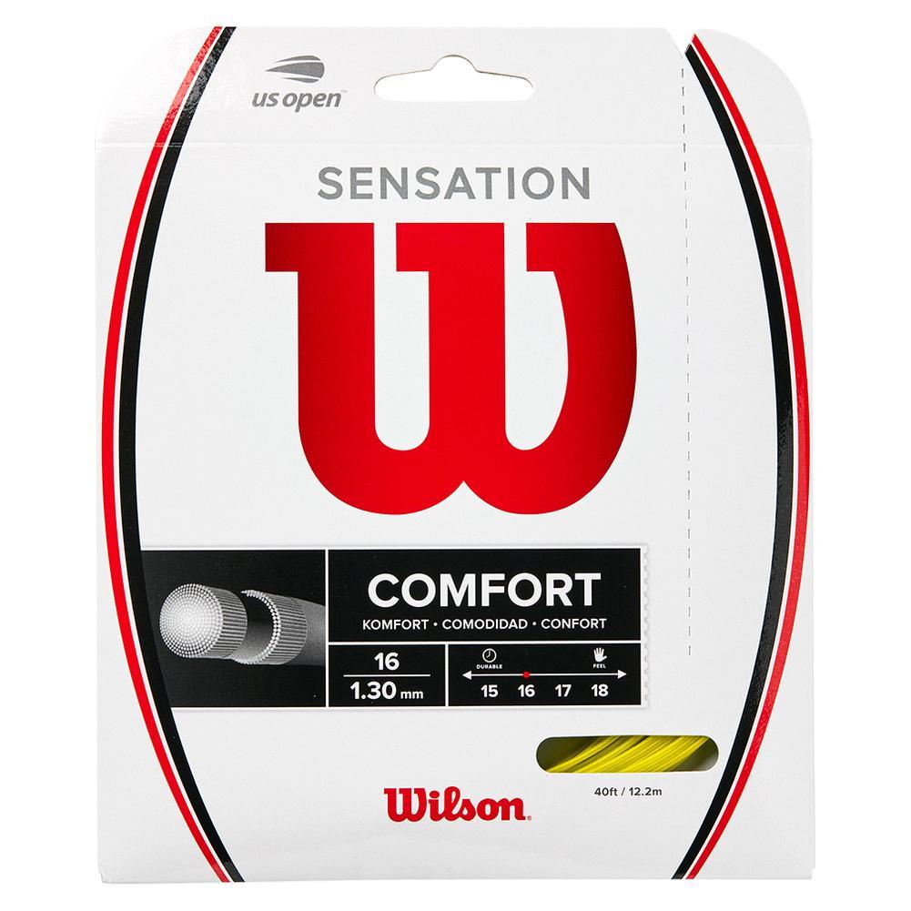 Sensation 16G Tennis String Strings WILSON Yellow 16