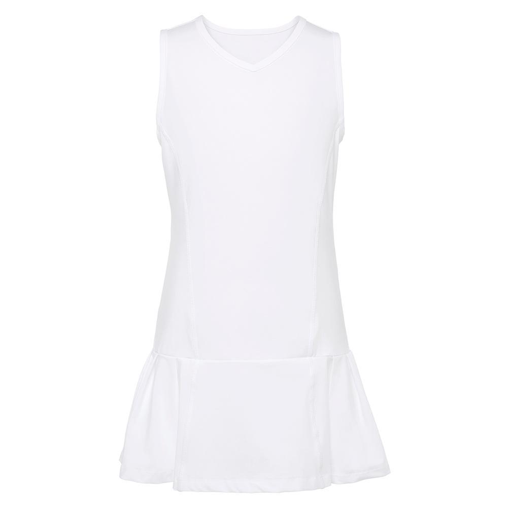 Girls` Essentials Pleated Tennis Dress Girls Apparel FILA White M