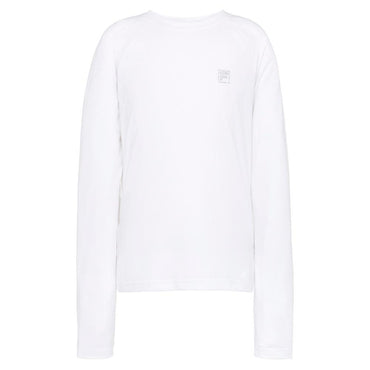 Girls` Essentials Long Sleeve Tennis UV Blocker Top OUTERWEAR FILA White S