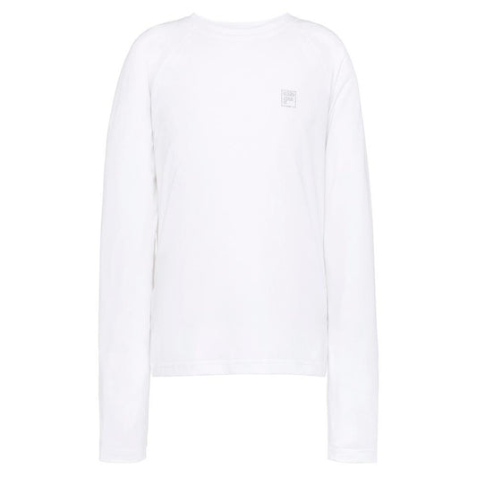 Girls` Essentials Long Sleeve Tennis UV Blocker Top OUTERWEAR FILA White S