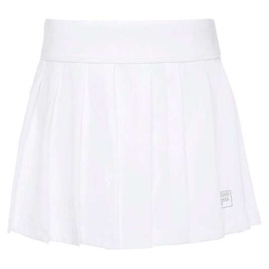 Girls` Essentials Pleated Tennis Skort Girls Apparel FILA White XS