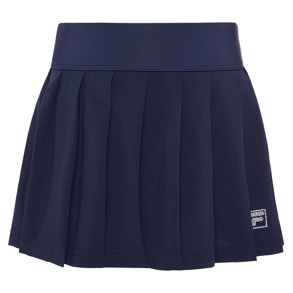 Girls` Essentials Pleated Tennis Skort Girls Apparel FILA Blue M