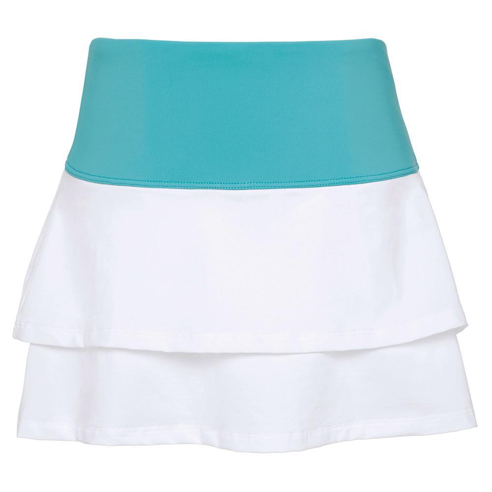 Girls` Essentials Ruffle Tennis Skort Girls Apparel FILA White XS