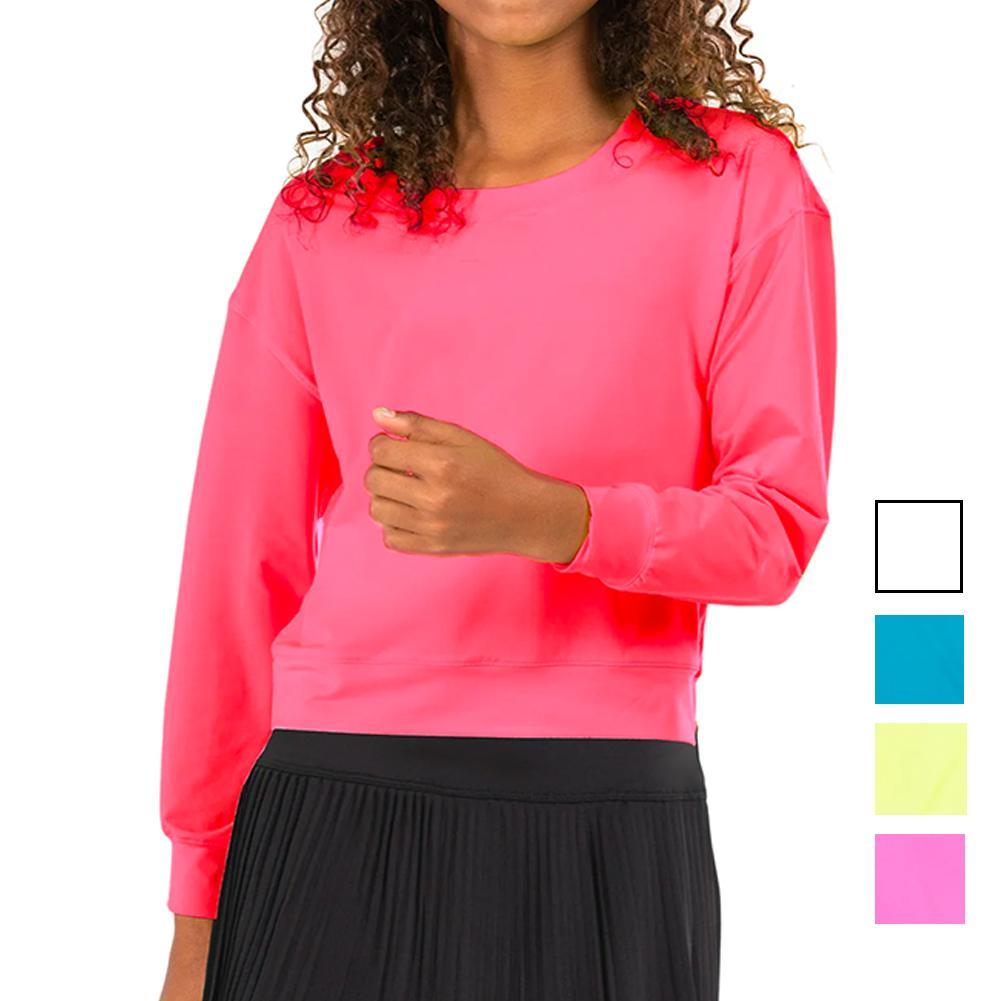 Girls' Hype Tennis Long Sleeve Girls Apparel LUCKY IN LOVE