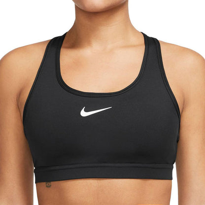 Women's Swoosh Medium-Support Padded Sports Bra Womens Apparel NIKE Black XS