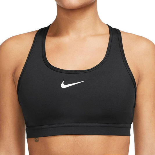 Women's Swoosh Medium-Support Padded Sports Bra Womens Apparel NIKE Black XS