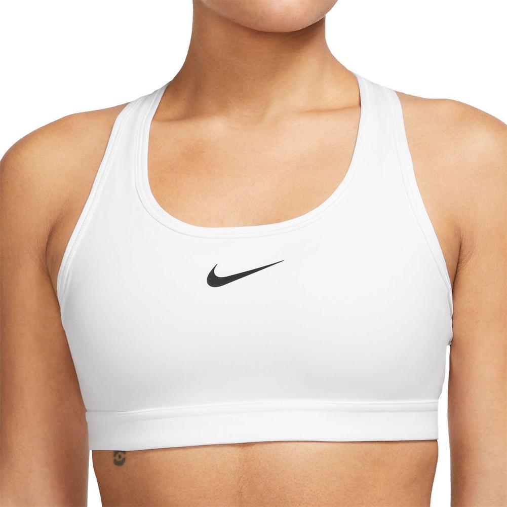 Women's Swoosh Medium-Support Padded Sports Bra Womens Apparel NIKE White XS