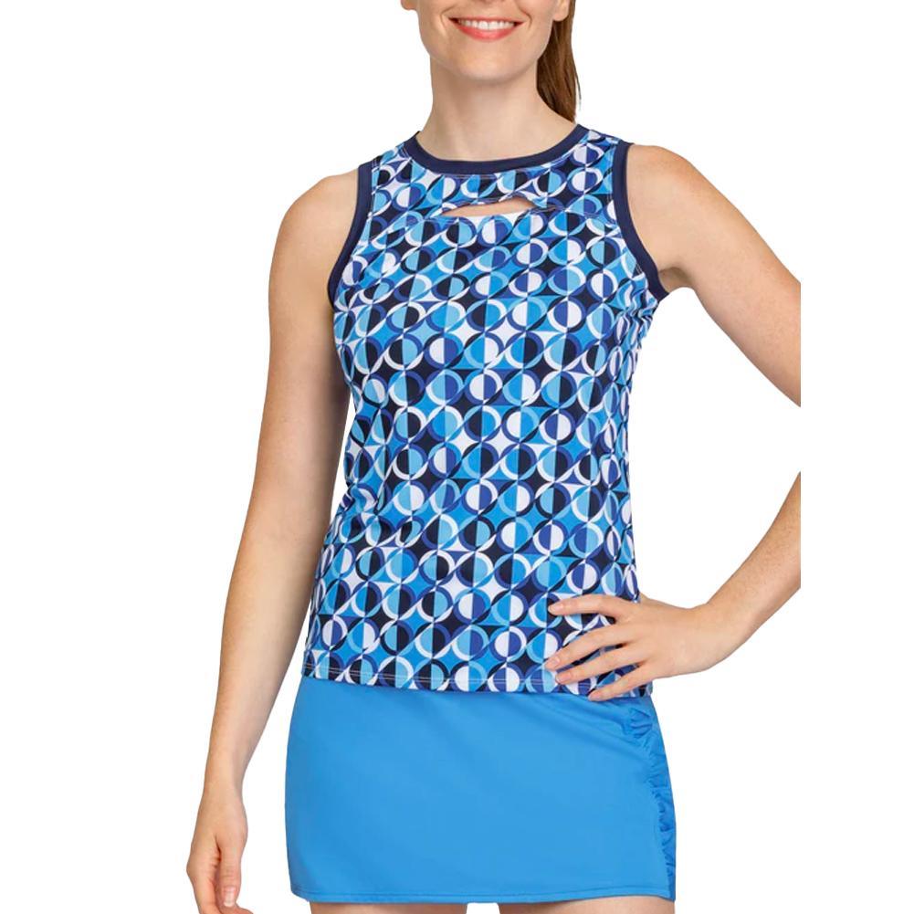Women's Drusilla Tennis Tank Spiral Geo Womens Apparel TAIL M