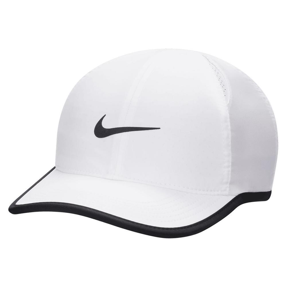 Juniors` Dri-Fit Club Tennis Cap Girls Apparel NIKE White ONE_SIZE