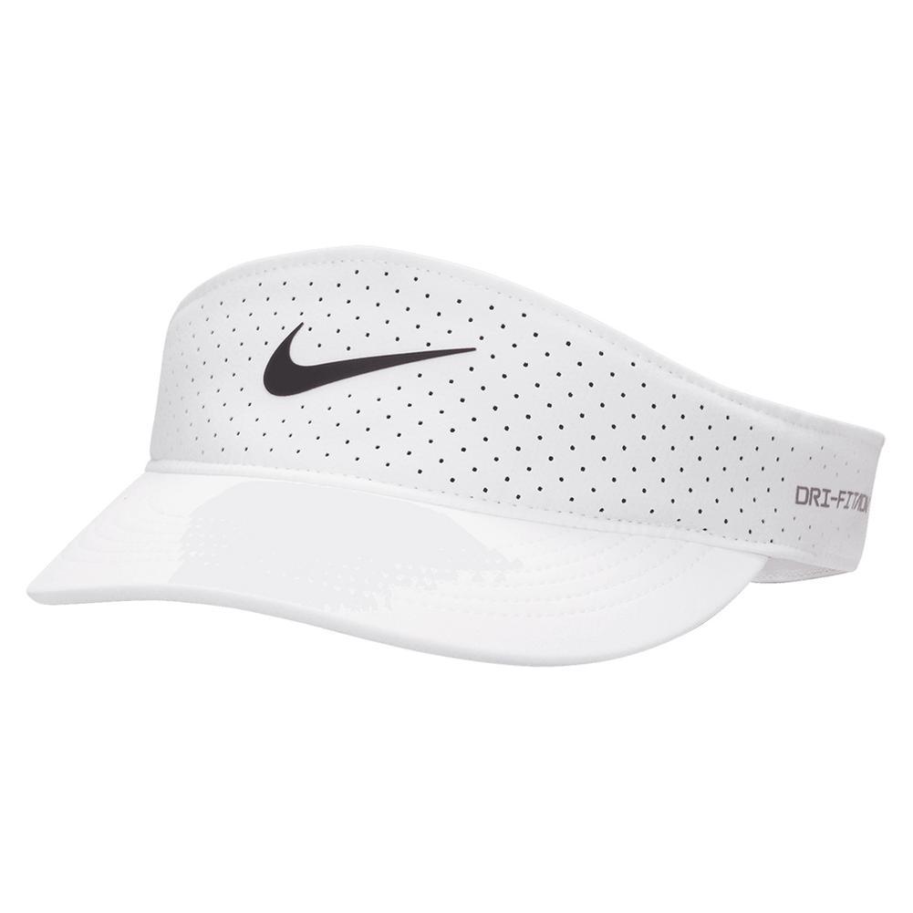Men`s Dri-Fit Advance Tennis Visor Mens Apparel NIKE White M/L