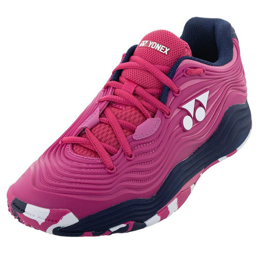 Women's FUSIONREV 5 Clay Tennis Shoes Rose Pink Womens Shoes YONEX 5.5