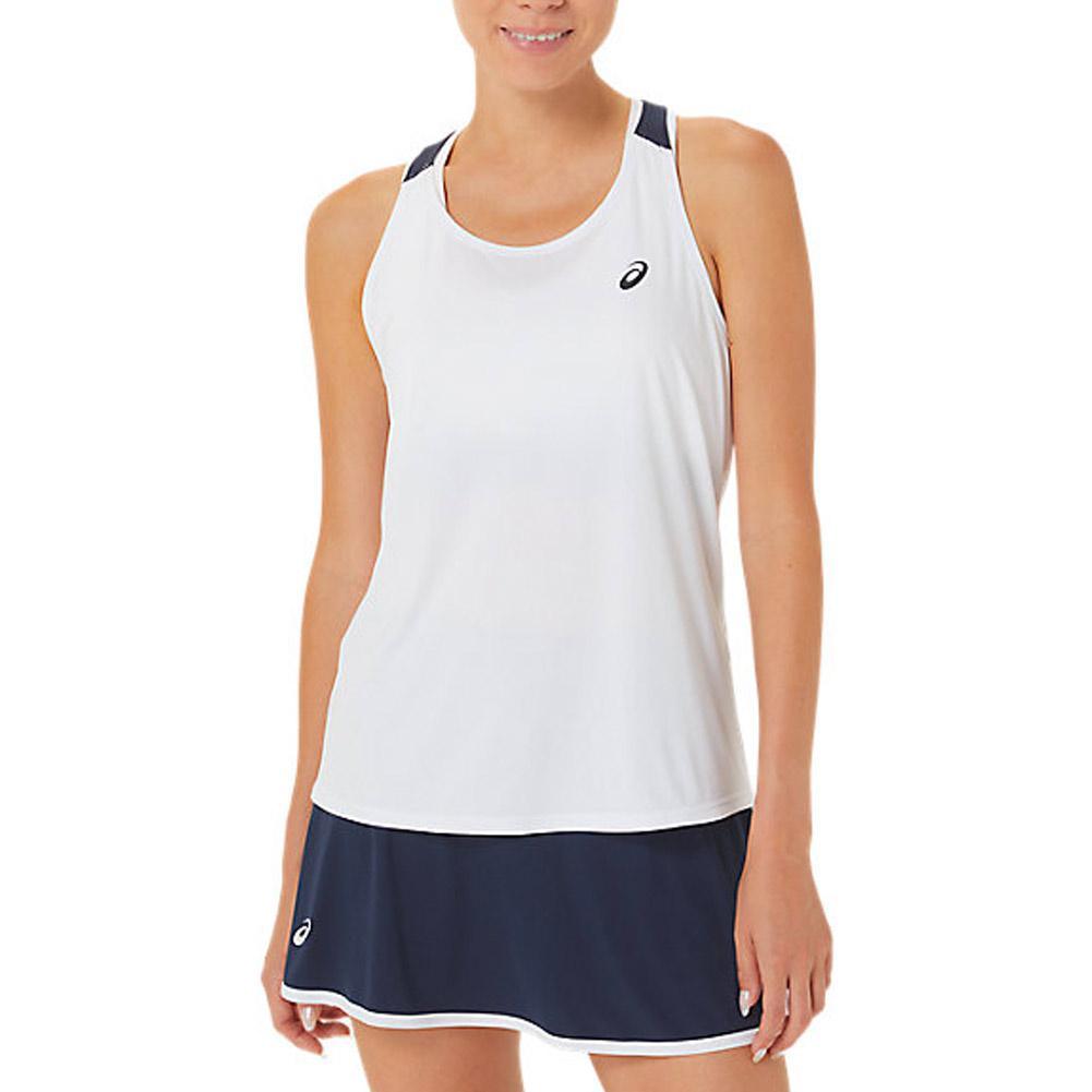 Women's Court Tennis Tank Womens Apparel ASICS White M