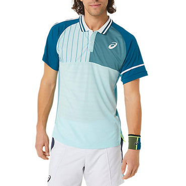 Men`s Match Tennis Polo OTHER ASICS Teal S