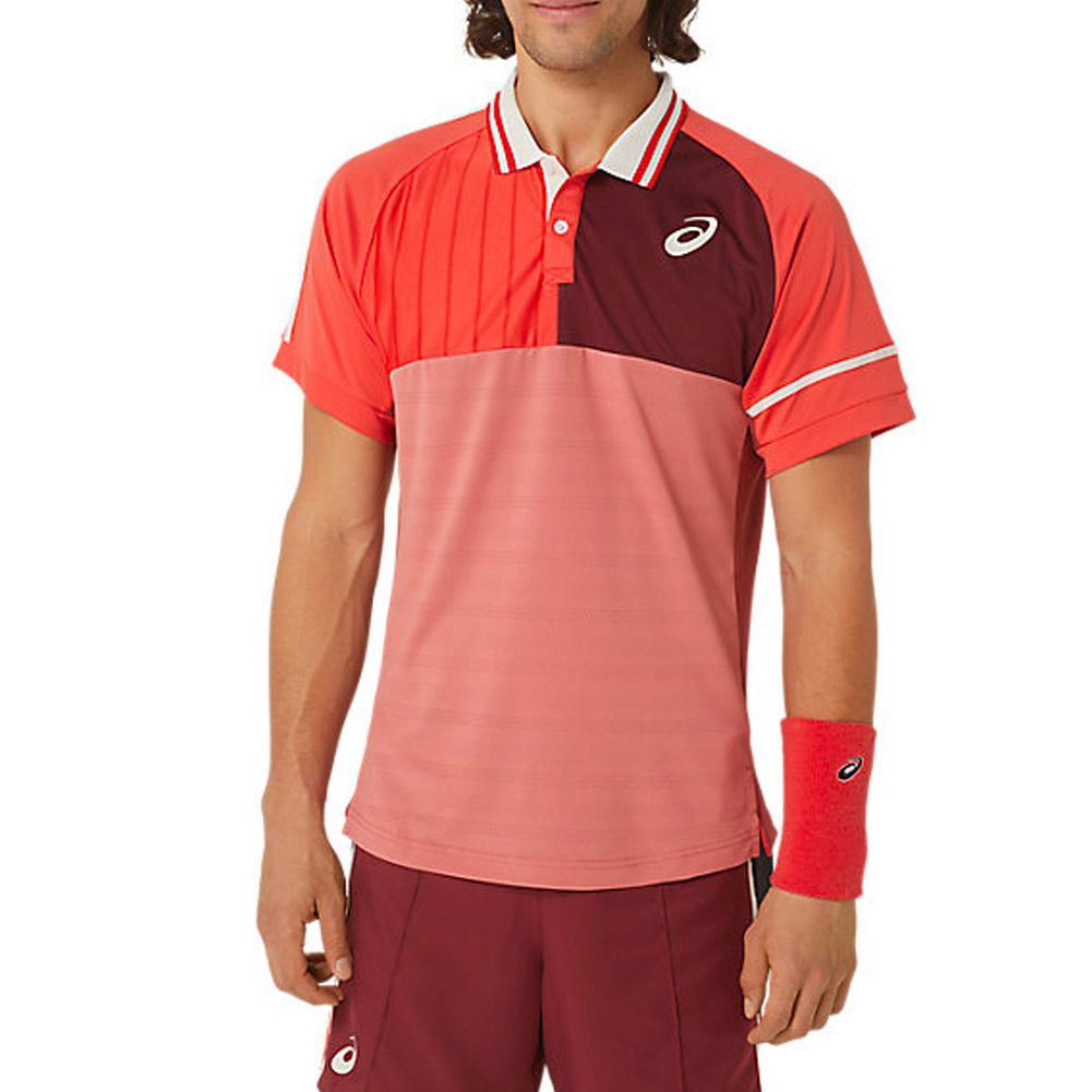 Men`s Match Tennis Polo OTHER ASICS Red S