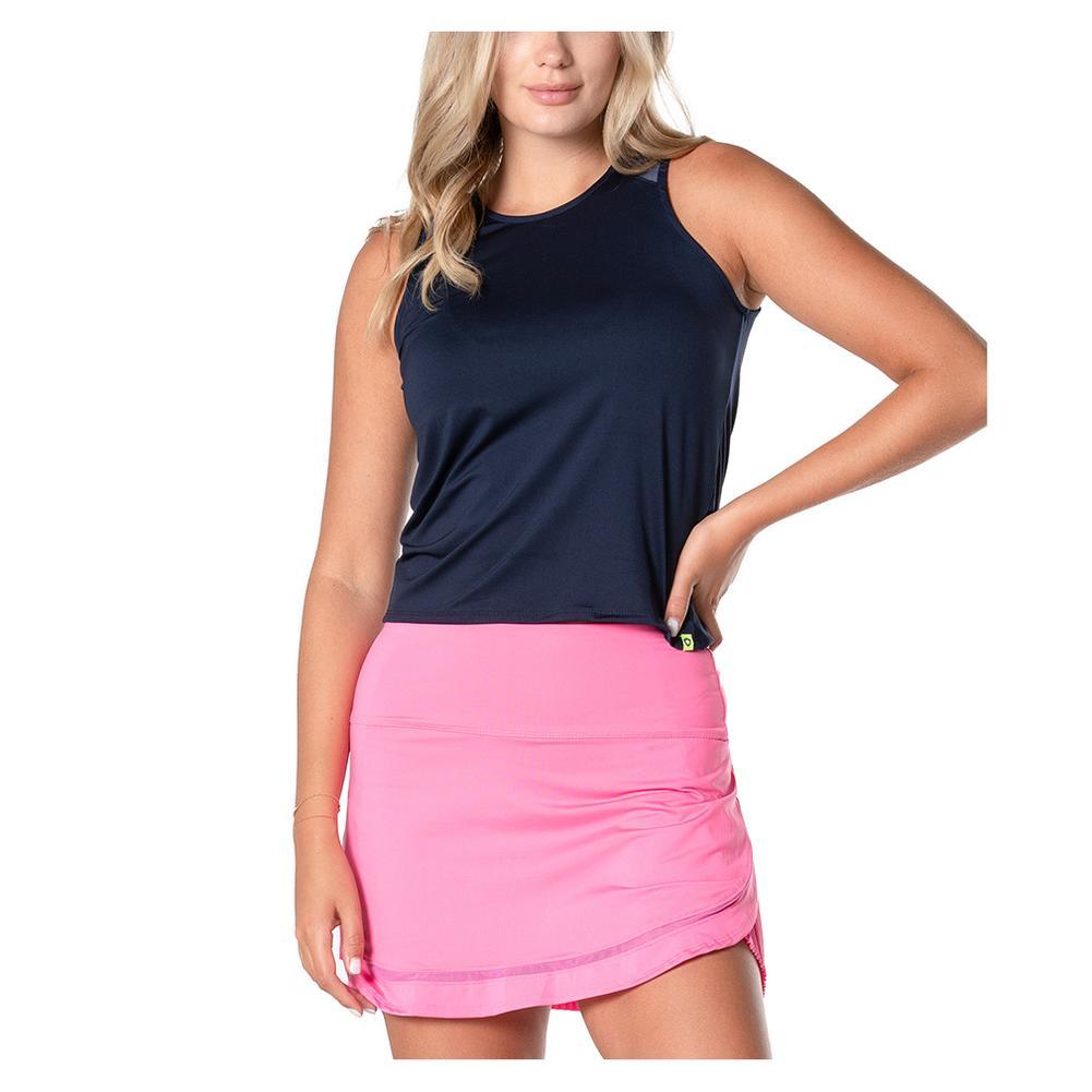 Women's LUV Freedom Crop Tennis Tank WOMENS APPAREL LUCKY IN LOVE 401_MIDNIGHT XS