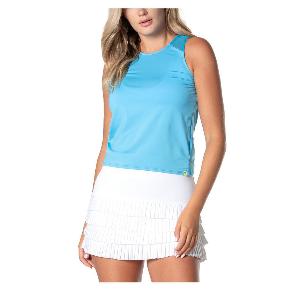 Women's LUV Freedom Crop Tennis Tank WOMENS APPAREL LUCKY IN LOVE 447_PARROT XS