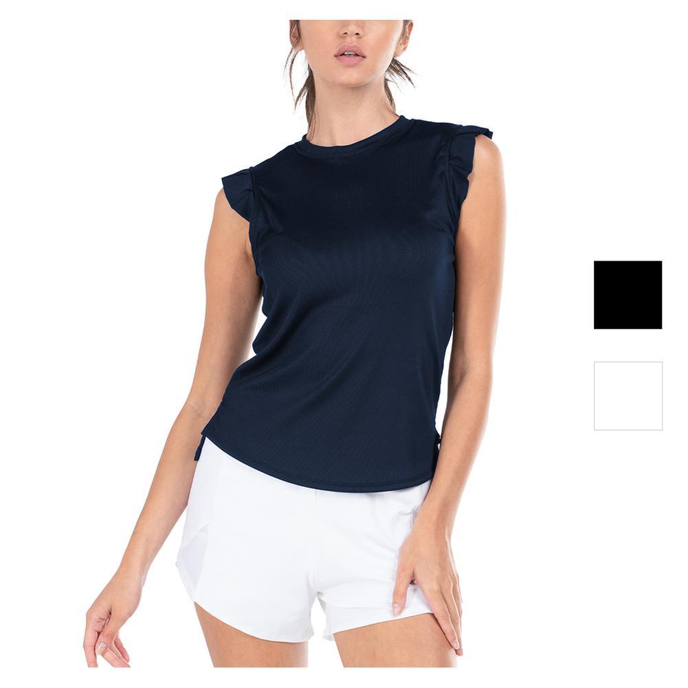 Women's Bring It On Rib Tennis Tank Womens Apparel LUCKY IN LOVE