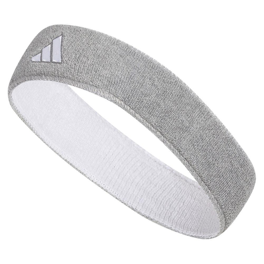Interval Reversible 2.0 Tennis Headband WOMENS APPAREL ADIDAS 207_LIGHT_GREY/WHITE