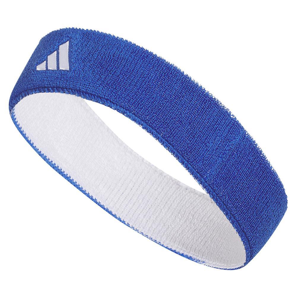 Interval Reversible 2.0 Tennis Headband WOMENS APPAREL ADIDAS 209_ROYAL_BLUE/WHITE
