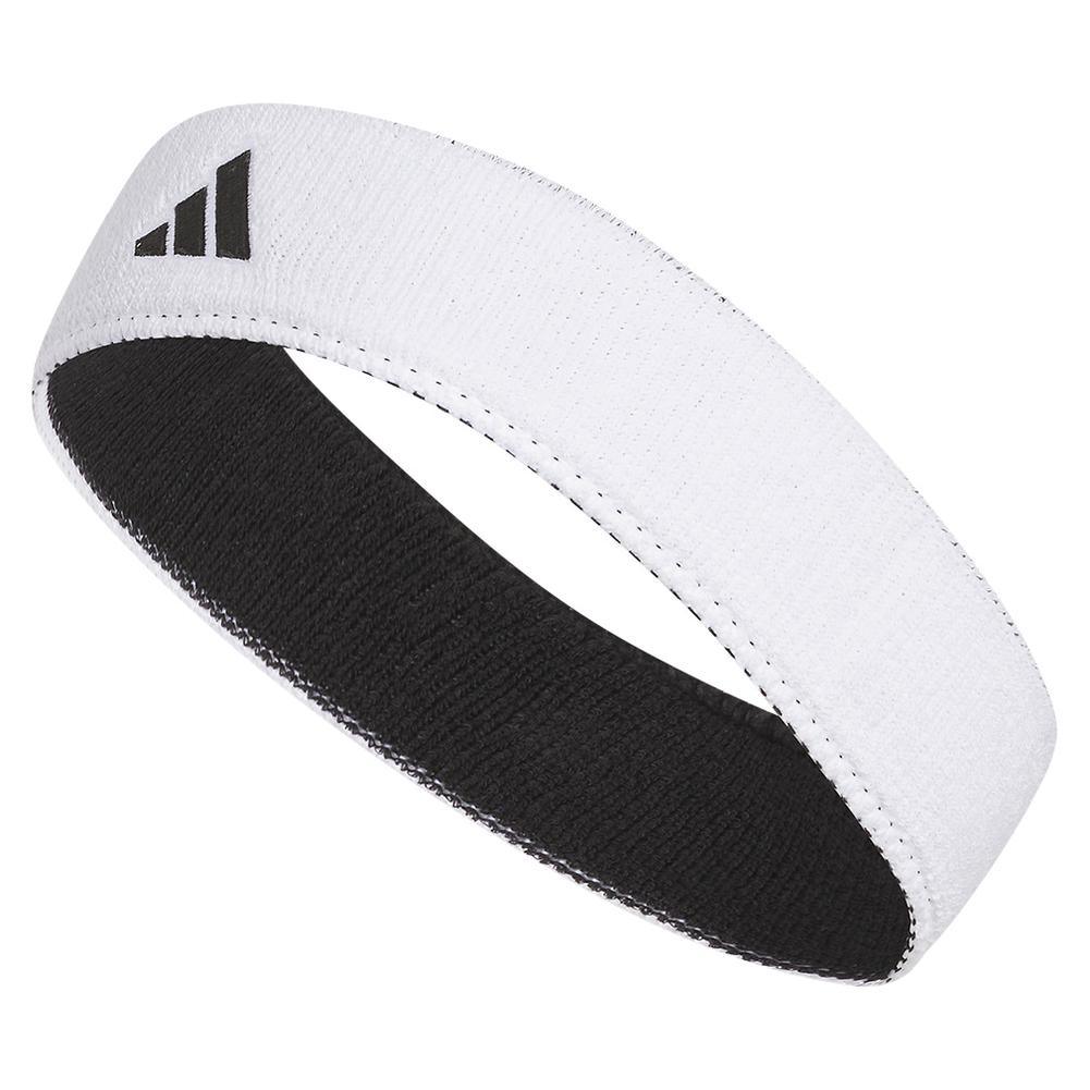 Interval Reversible 2.0 Tennis Headband WOMENS APPAREL ADIDAS 212_WHITE/BLACK