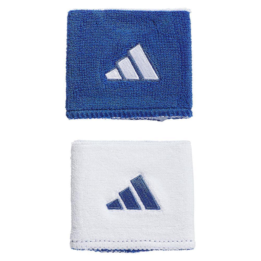 Interval Reversible 2.0 Tennis Wristbands WOMENS APPAREL ADIDAS 198_ROYAL_BLUE/WHITE