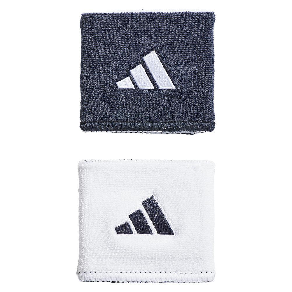 Interval Reversible 2.0 Tennis Wristbands WOMENS APPAREL ADIDAS 199_NAVY_BLUE/WHITE