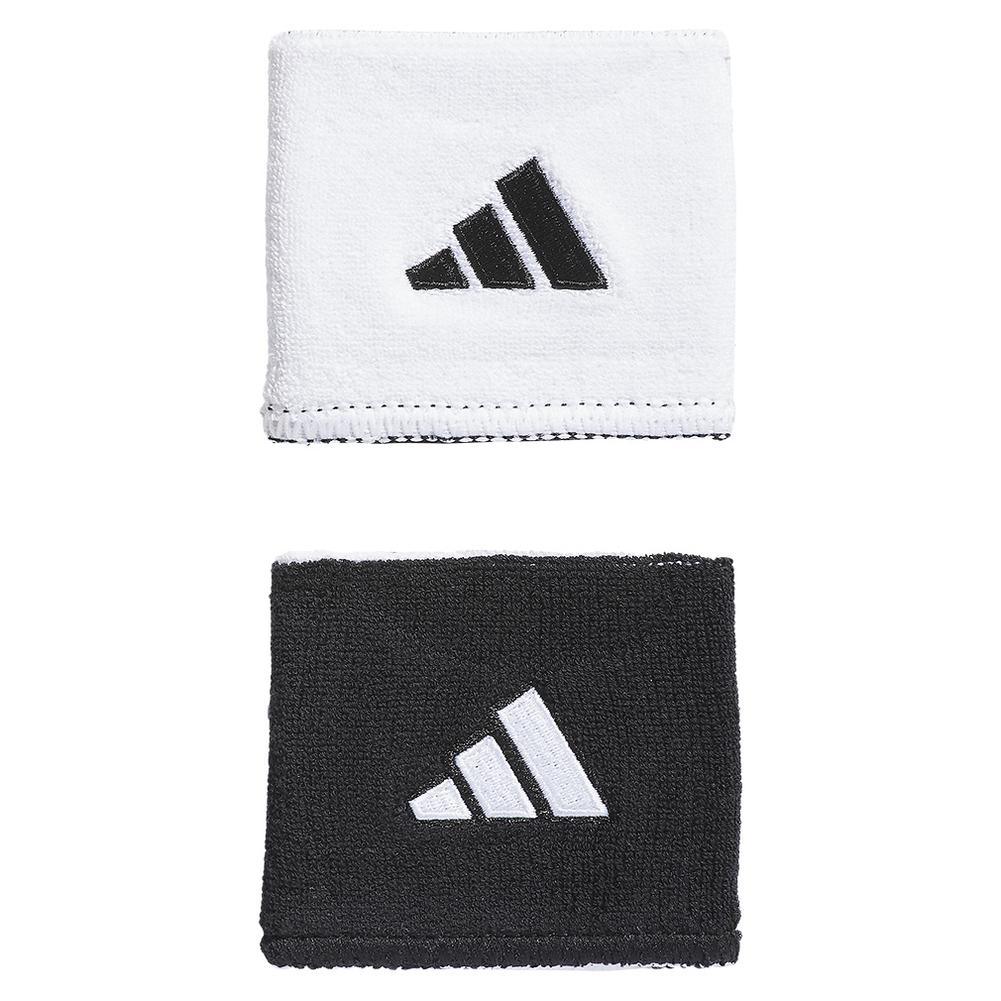 Interval Reversible 2.0 Tennis Wristbands WOMENS APPAREL ADIDAS 201_WHITE/BLACK