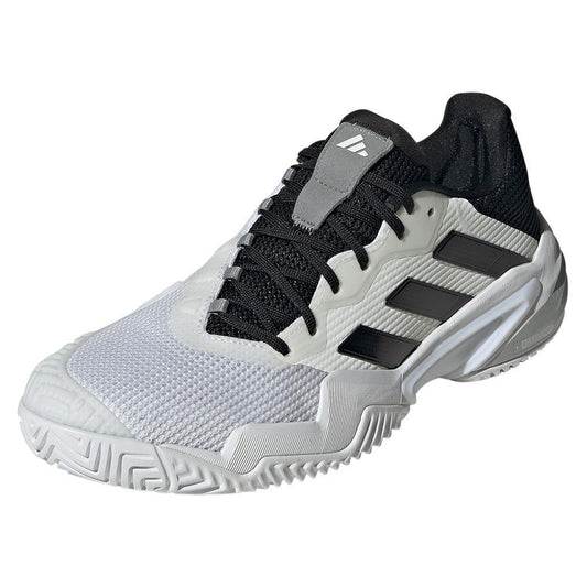 Men's Barricade 13 Tennis Shoes White and Core Black Tournament Gear ADIDAS 6.5 White