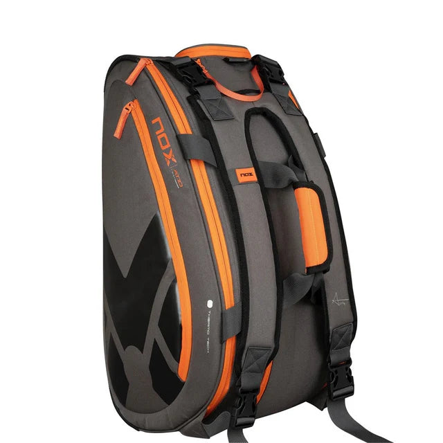 Load image into Gallery viewer, NOX AT10 Team Grey/ Orange 2024 Padel Bag
