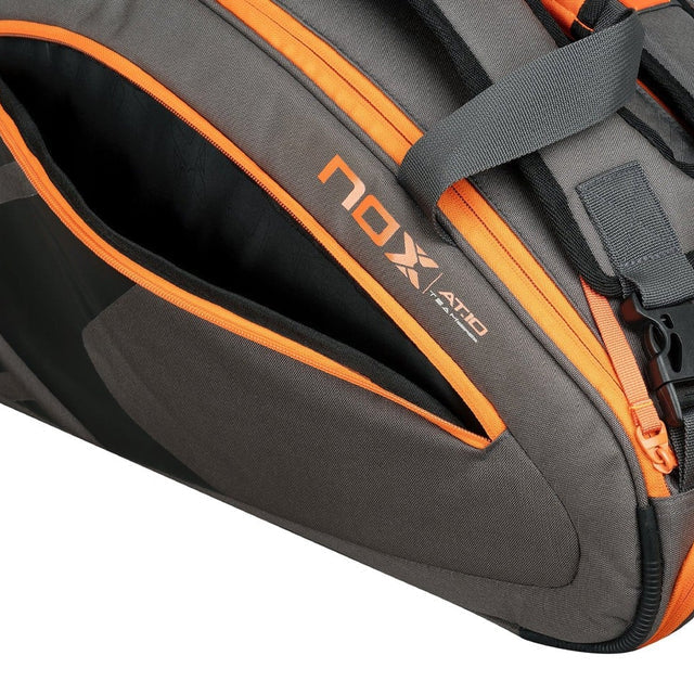 Load image into Gallery viewer, NOX AT10 Team Grey/ Orange 2024 Padel Bag
