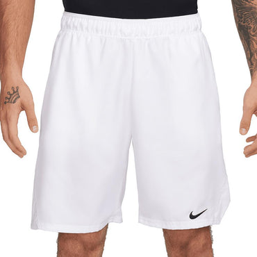 Men`s Dri-Fit Victory 9 Inch Tennis Shorts SUPER SALE NIKE White/Black XS