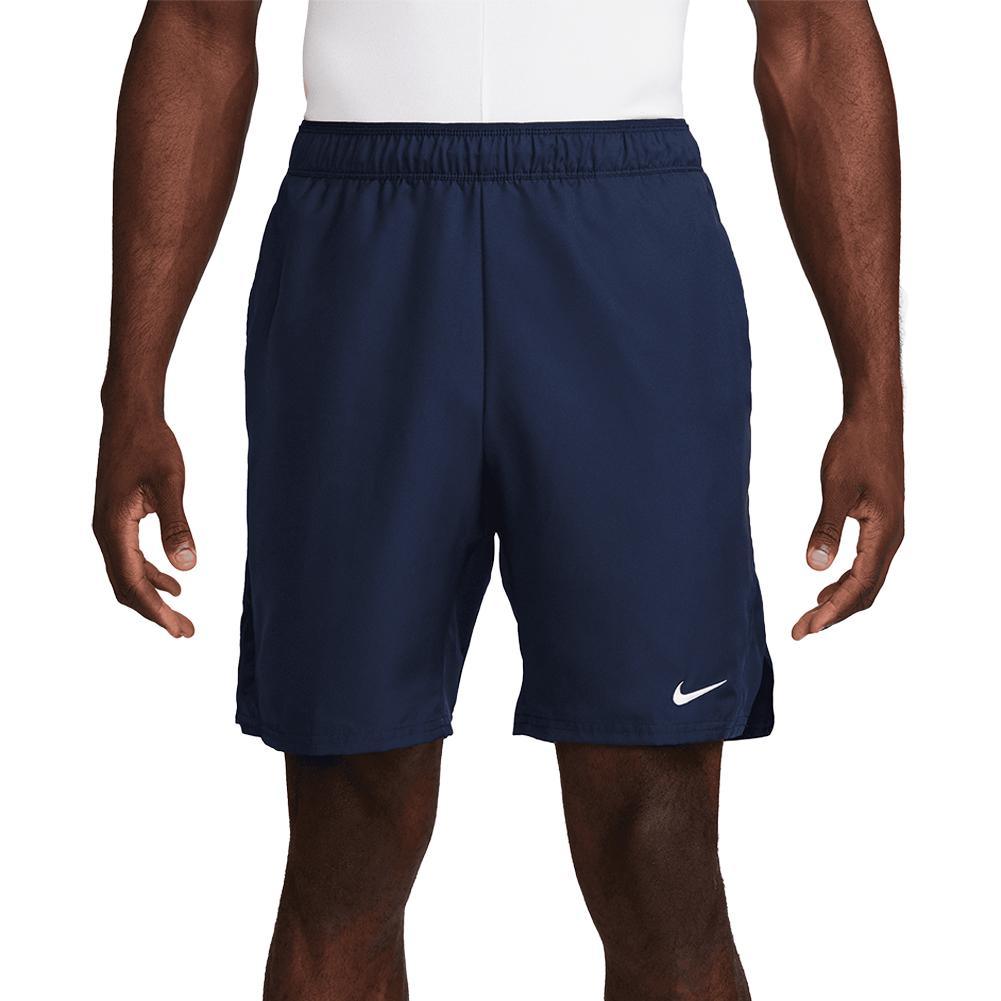 Men`s Dri-Fit Victory 9 Inch Tennis Shorts SUPER SALE NIKE Obsidian/White XS