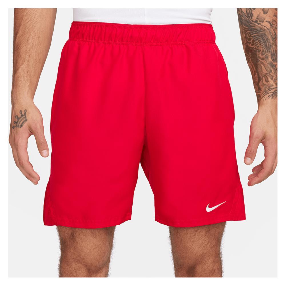 Men's Dri-Fit Victory 7 Inch Tennis Shorts Super Sale NIKE Red/Wht XS