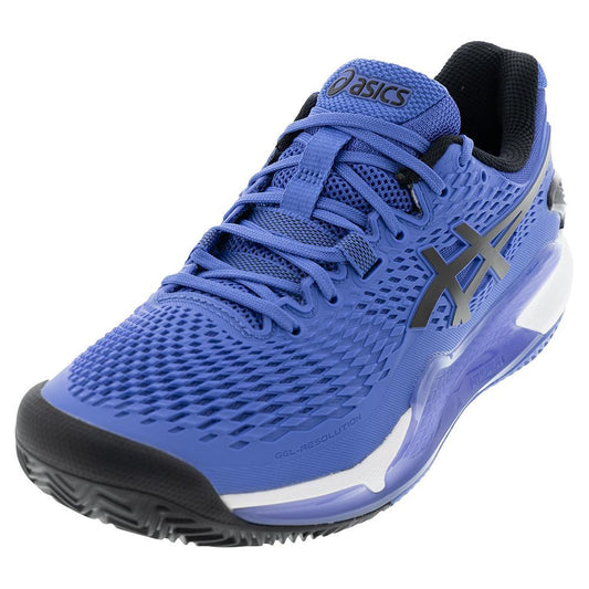Men's Gel-Resolution 9 Tennis Shoes Sapphire and Black Tournament Gear ASICS 6