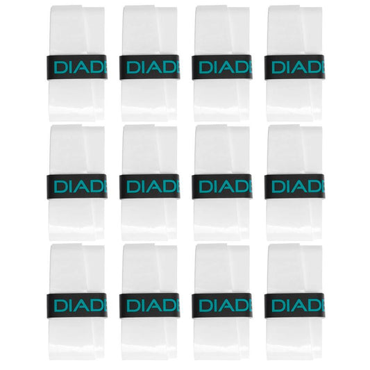 Pro Feel Tennis Overgrip 12 Pack White Grips DIADEM White