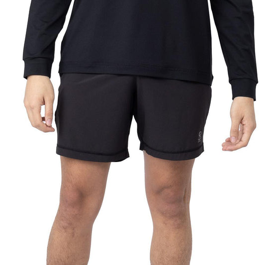 Men's 7 Inch Tennis Short Mens Team Gear SOFIBELLA Black M